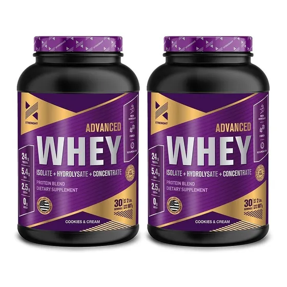 Xtrenght Advance Whey 2 Un X 2 Lb Isolate Hidrolizada