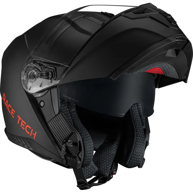 Capacete Robocop Race Tech Signal Preto Fosco C/óculos Solar