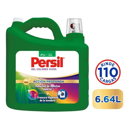 Detergente Liquido Persil Colores Vivos Acción Profunda 6.64l