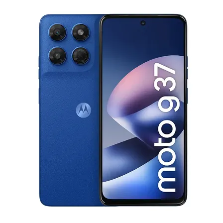 Smartphone Motorola Moto G37 5G - 64GB 4GB RAM + 8GB RAM Boost, Camera 50MP com editor magico, Bateria de 5200 mAh e tela 6.7" 120Hz, NFC - Azul Nautico