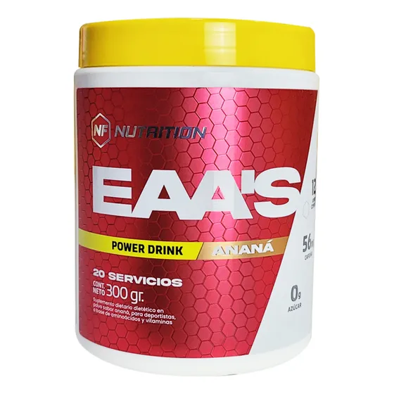 Aminoacidos Esenciales Con Cafeina Y Electrolitos Blend Sabor Ananá