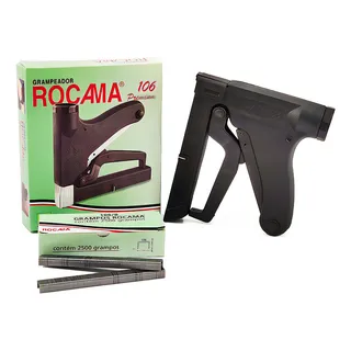 Kit Rocama Premium Grampeador 106 Caixa C/3.500 Grampos Kit Rocama Premium Grampeador 106 Caixa C/3.500 Grampos