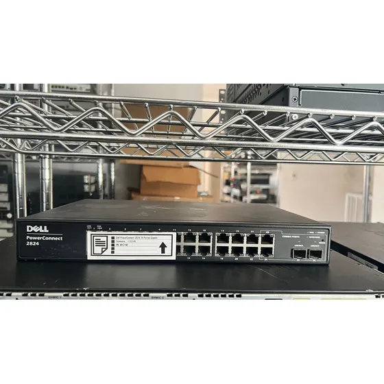 Switch Dell Power Connect 2824 24 Gigabit Sfp Gerenciável