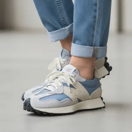 Tênis Feminino New Balance 327 Casual Dia A Dia Estilo Retrô Lilás 36 Br