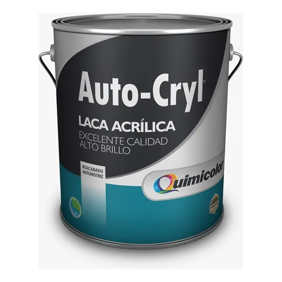 Pintura Laca Acrílica Blanco Directo Quimicolor 1/4 Galón