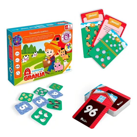 Contando En Mi Granja-juego De Mesa