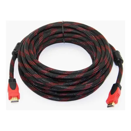 X3 Cable Hdtv 3 Metros Full Hd Blindado Enmallado Reforzado