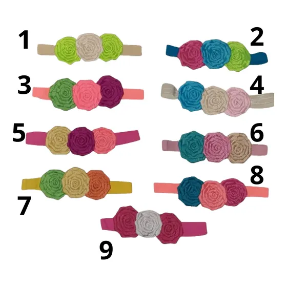 Lcintillos Lazos Bebe Nina Pack De 3 Lollipop Accesorios