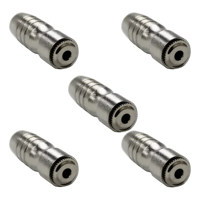 Kit 5 Conector Plug Jack P2 Trs Femea Para Linha Wireconex 