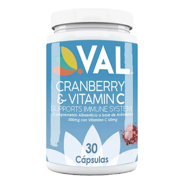 Cranberry Arándano Rojo Con Vitam C 500 Mg Val