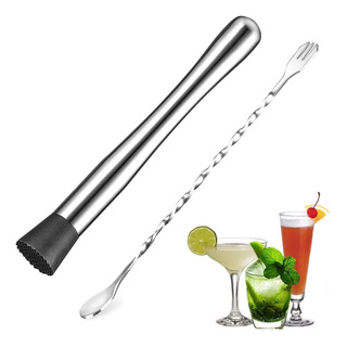 Cóctel De Acero Inoxidable Cuchara Mezcladora Cóctel De Acero Inoxidable Cuchara Mezcladora