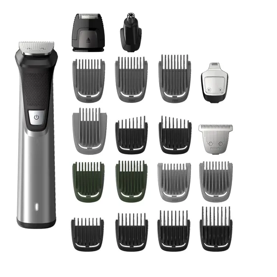 Recortadora Philips Multi Groom 7000 Mg7770 Con 23 Piezas