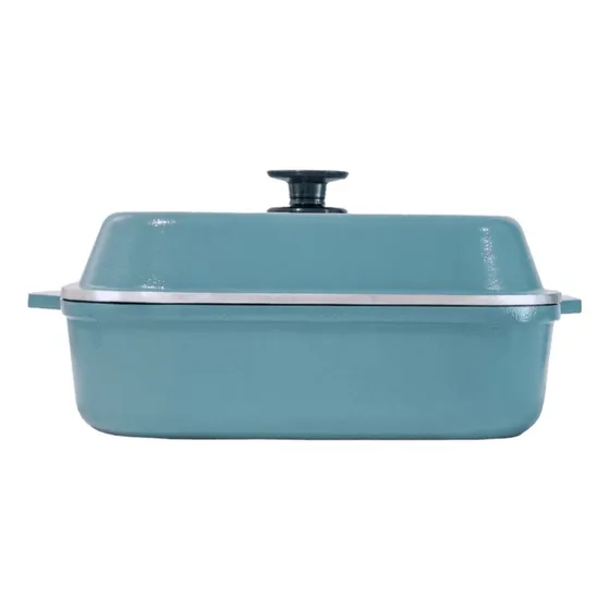 Olla Cacerola Cuadrada Tipo Essen Horno 6mm Antiadherente