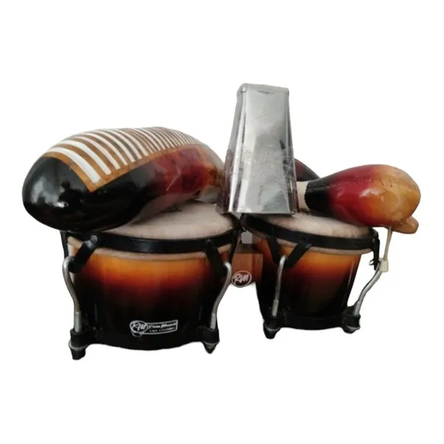 Combo Salsero Bongoe+ Campana + Güiro Y Maracas 