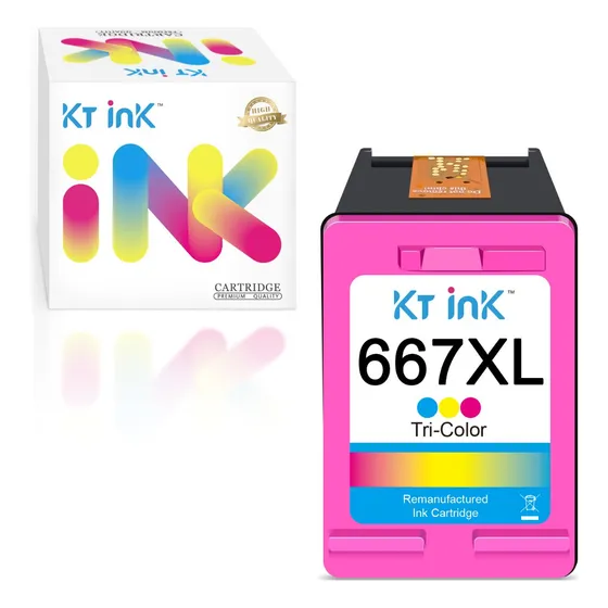 Cartucho De Tinta Compatible Para Hp 667xl Color