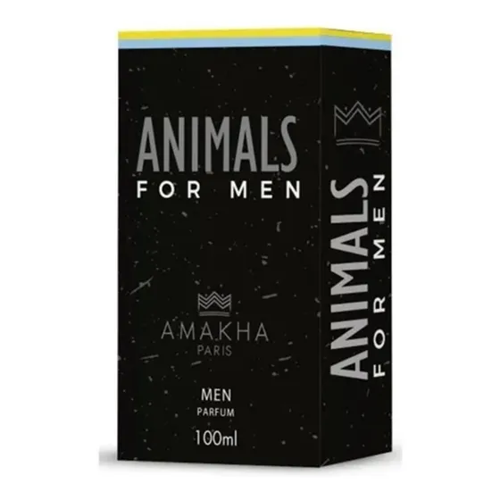 Perfume Masculino Animals Amakha Paris, 100 ml, para hombre