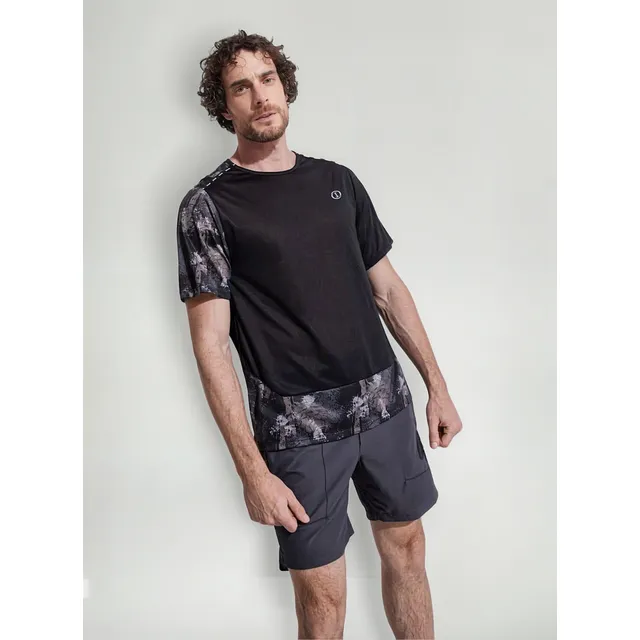 Polera Deportiva Spalding Color Negro Talla S
