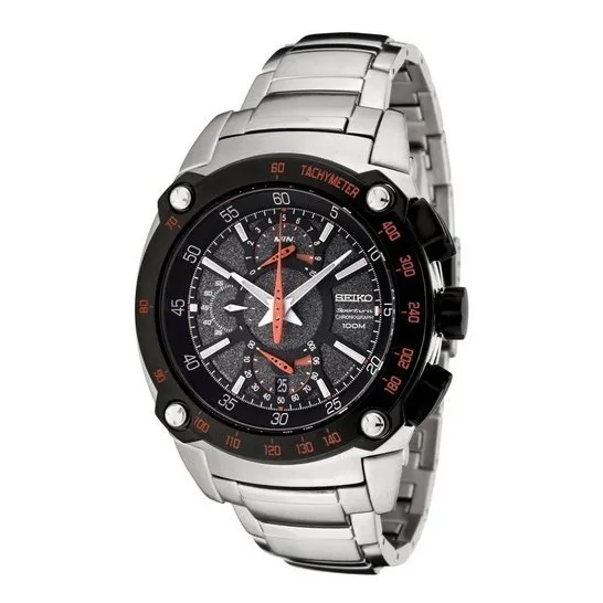 Amf44 Reloj Espectacul Seiko Sportura Flyback Mod. Spc039p1