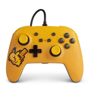 Controle Powera Enhanced Wired Nintendo Switch Pixel Pikachu Controle Powera Enhanced Wired Nintendo Switch Pixel Pikachu