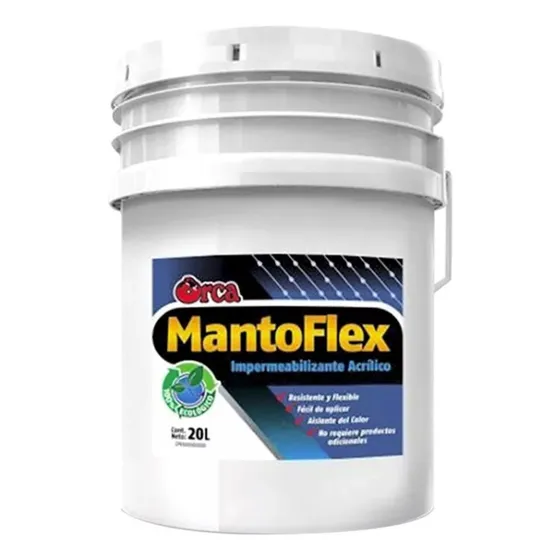 Pintura Mantoflex Impermeabilizante Verde Y Rojo 