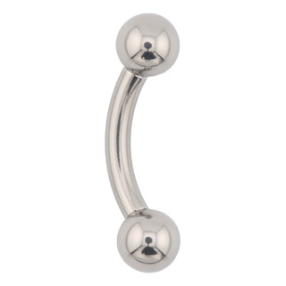 Banana Piercing 14g Titanio Esferas De 4mm Cuerda Interna Banana Piercing 14g Titanio Esferas De 4mm Cuerda Interna