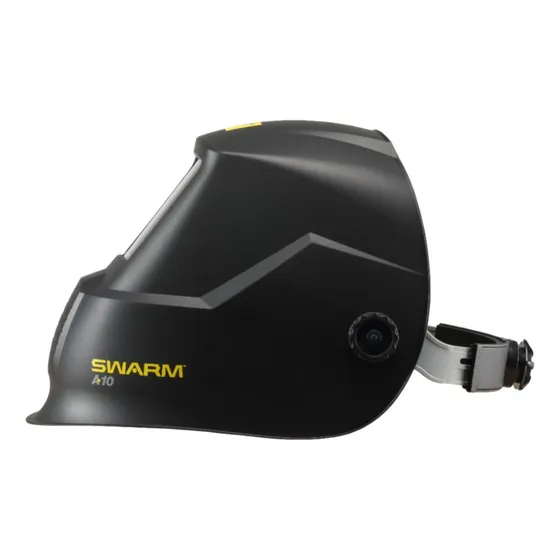 Careta para soldar Esab Swarm A-10 tradicional diseño lisa color negro de plástico