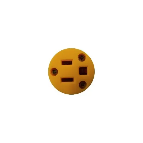 Toma Corriente Amarillo Con Tierra Semilic Ecfs-09