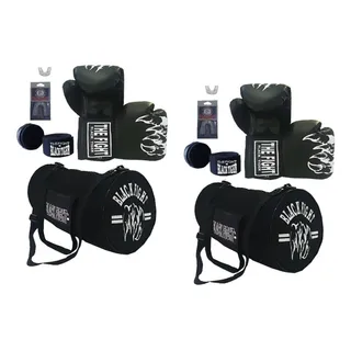 Muaythai.2 Pares De Luva +2bolsa +2pares De Bandagem+2 Bucal Muaythai.2 Pares De Luva +2bolsa +2pares De Bandagem+2 Bucal