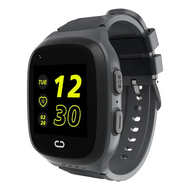 Smartwatch Reloj Lt31 Niños Rastreo Gps 4g Con Camara Negro