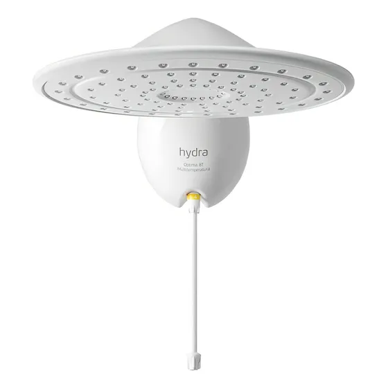 Chuveiro elétrico de parede Hydra Optima 8T Optima 8T branco 7.7kW 220V
