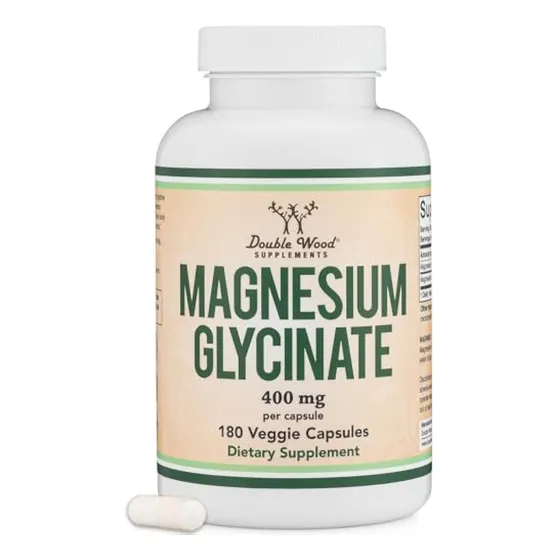 Glicinato De Magnesio 400 Mg, 180 Cápsulas (vegano)
