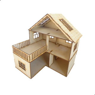 Casita De Muñecas Abigail En Mdf Rompecabezas 3d Casita De Muñecas Abigail En Mdf Rompecabezas 3d