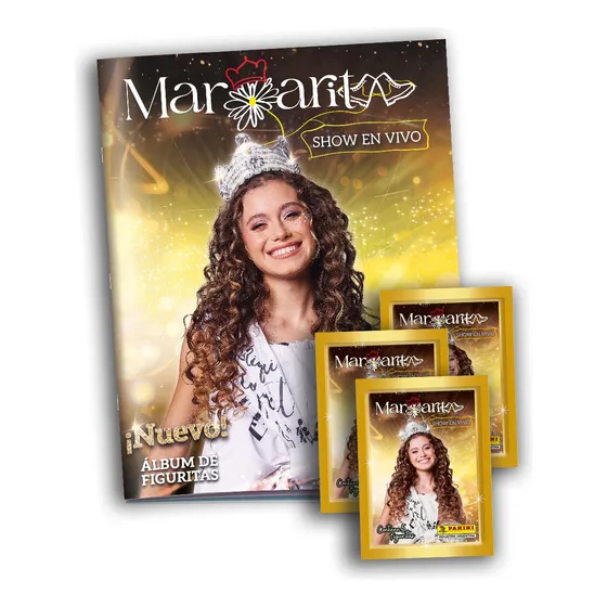 1 Álbum + 40 Sobres De Figuritas Margarita 2025  En Vivo 