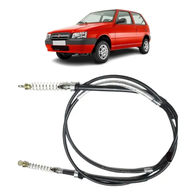 Cable Freno De Mano Entre Ruedas Fiat Duna Uno 1984-2009