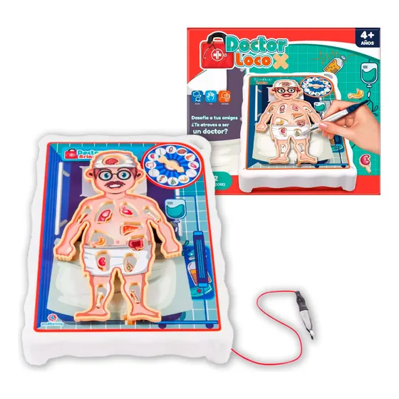 Juego De Mesa Clasico Operando Al Doctor Loco Con Pinzas