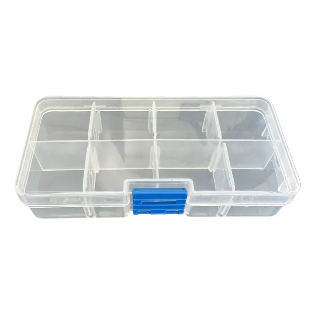 Organizador Plastico Caja Para Almacenaje 14 X 7 X 3 Cm