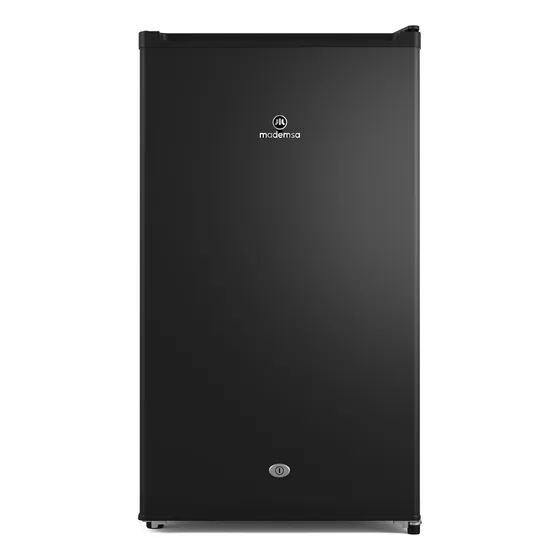 Minibar Mademsa 90l Black Inox Look Mmb 91