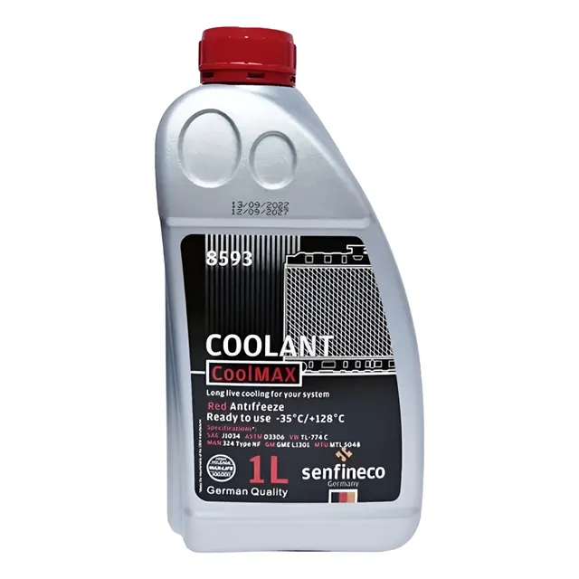 Refrigerante Listo Para Usar Al 50% 1 Litro Rojo -35/+128â°c