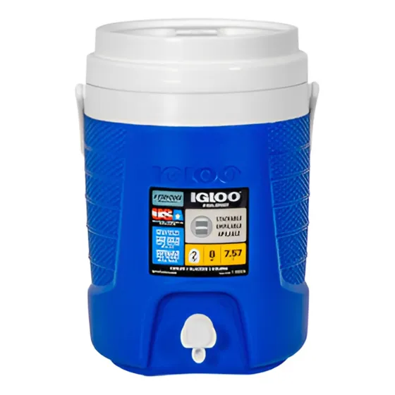 Termo 2 Galones Azul Igloo 7.5 Litros Tapa Roscable Color Azul Marino