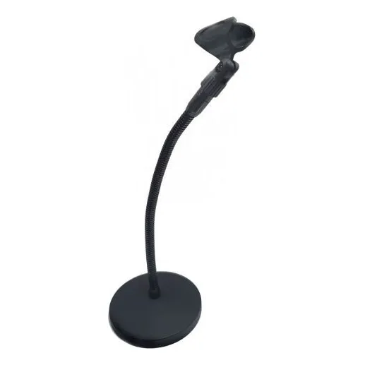 Jirafa Soporte P/microfono De Mesa Cuello Ganzo Base Redonda
