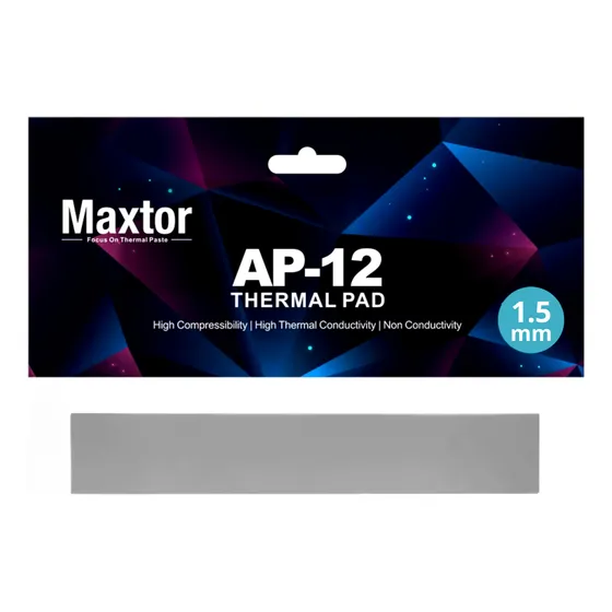 Pad Térmico Maxtor Ap-12 120x20x1.5mm - Conduct. 14,8 W/mk