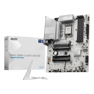Msi Pro Z890 -s Wi -fi White Motherboard, Atx - Suporta Inte Msi Pro Z890 -s Wi -fi White Motherboard, Atx - Suporta Inte