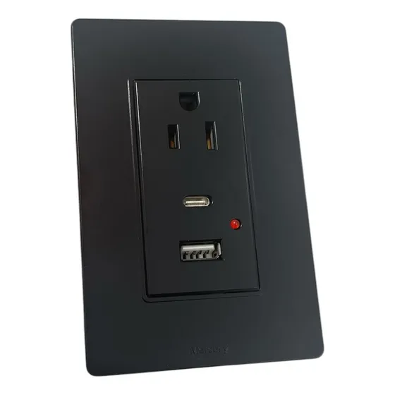 Toma Doble Usb Doble Negra X 4