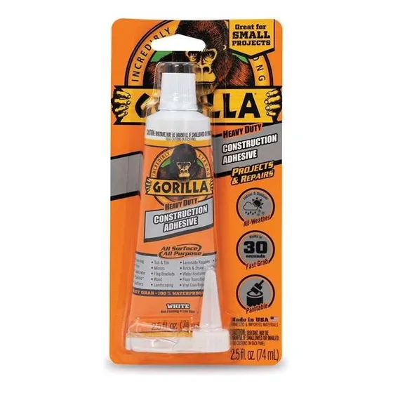Adhesivo De Construcción Alta Resistencia Blanco- Gorilla