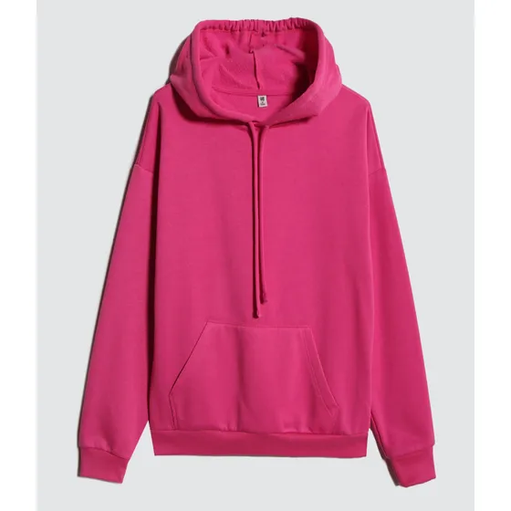 Buzo Para Mujer  Ostu Color Rosa Hoodie En Poliéster #4006