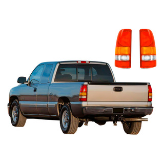 Par Calaveras (de Calidad) Chevrolet Silverado 99-02 Depo Par Calaveras (de Calidad) Chevrolet Silverado 99-02 Depo