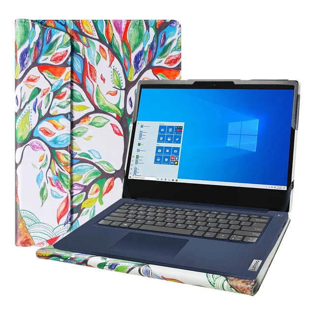 Funda Para Lenovo Ideapad 3 De 14'' - Blanca Con Colores