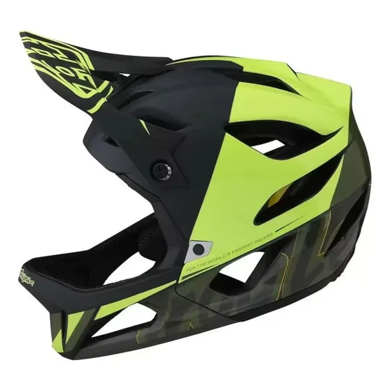 Casco De Bicicleta Stage Mips Nova Glo Yellow Tld Color Negro/amarillo Talla Xl/xxl