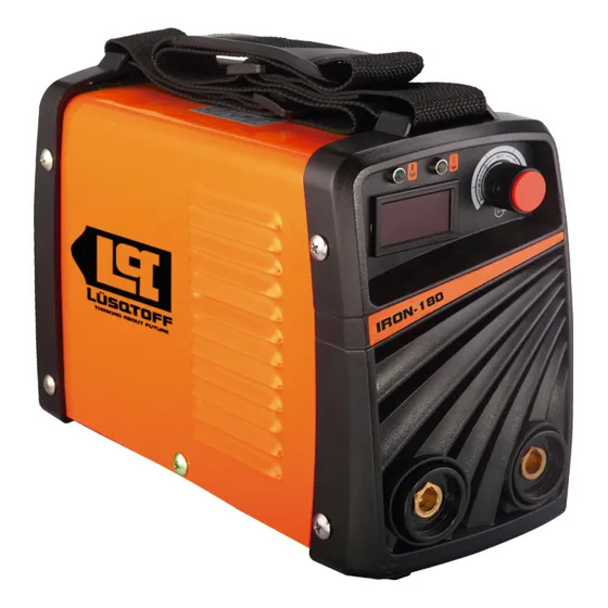 Soldadora inverter Lüsqtoff Iron-180 color naranja/negro