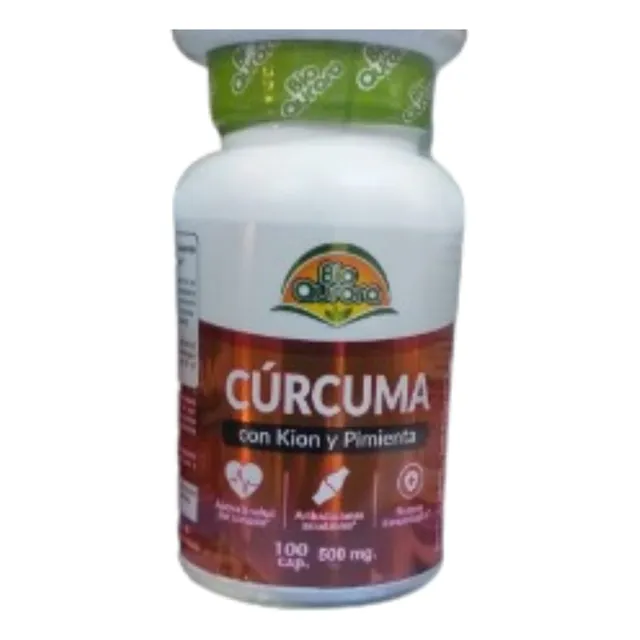 Cúrcuma Kion Pimienta Cápsulas 500 Mg Pack 3 Frascos